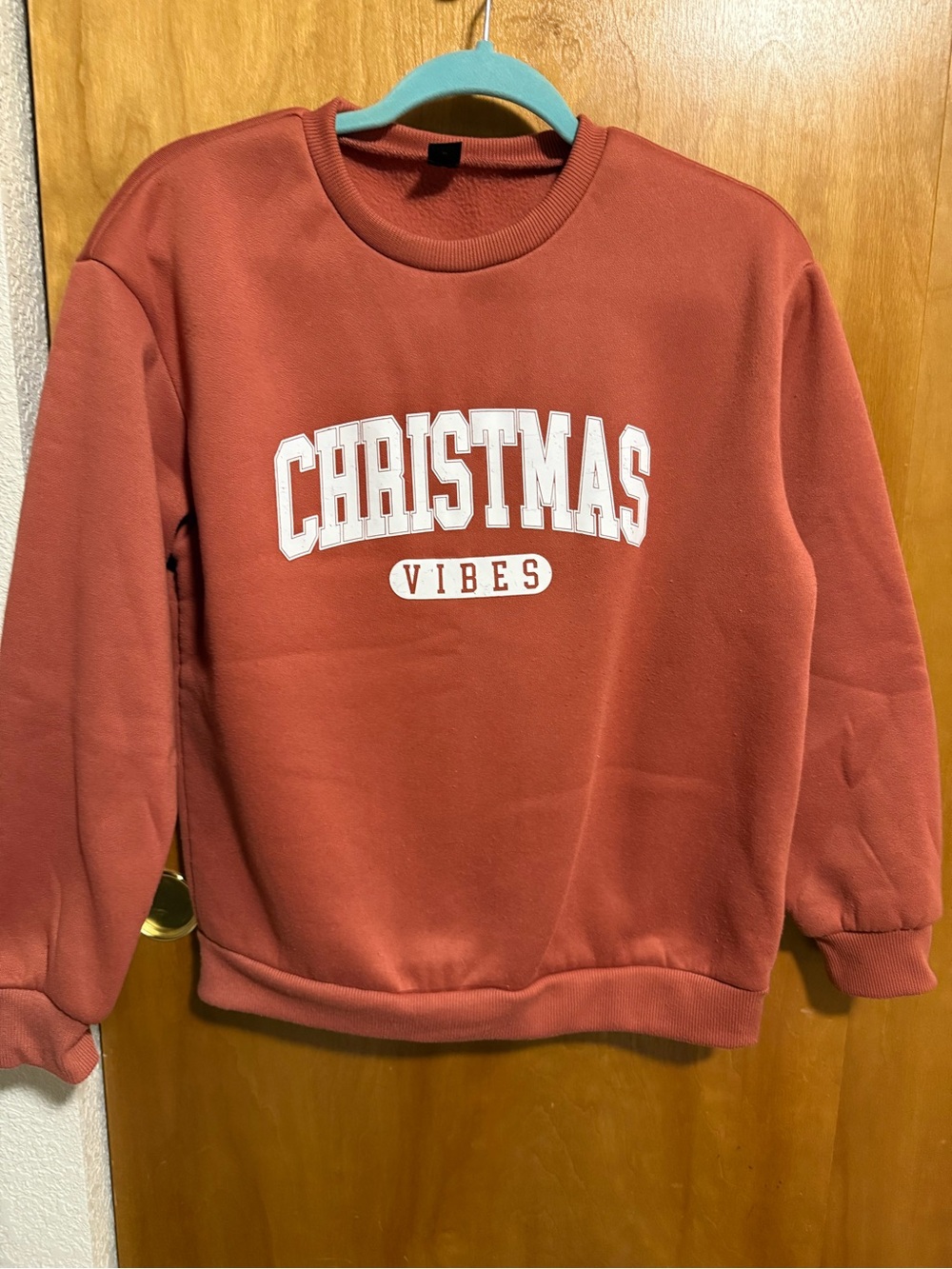 Christmas Vibes Crewneck Sweatshirt - Red